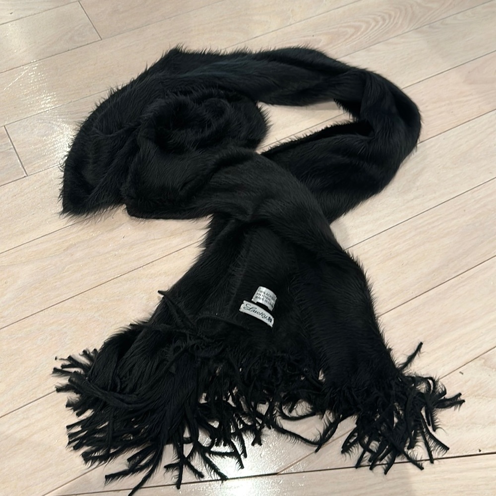 Lucky Brand Black Soft Scarf